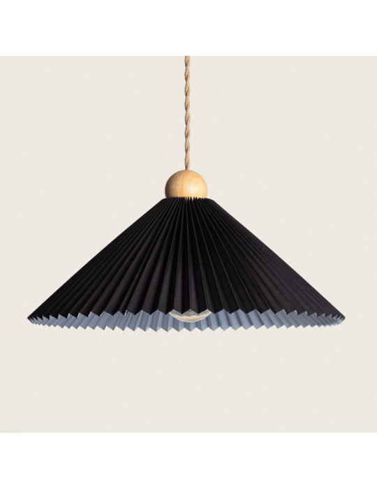 Suspension Bois et Tissu Luanda