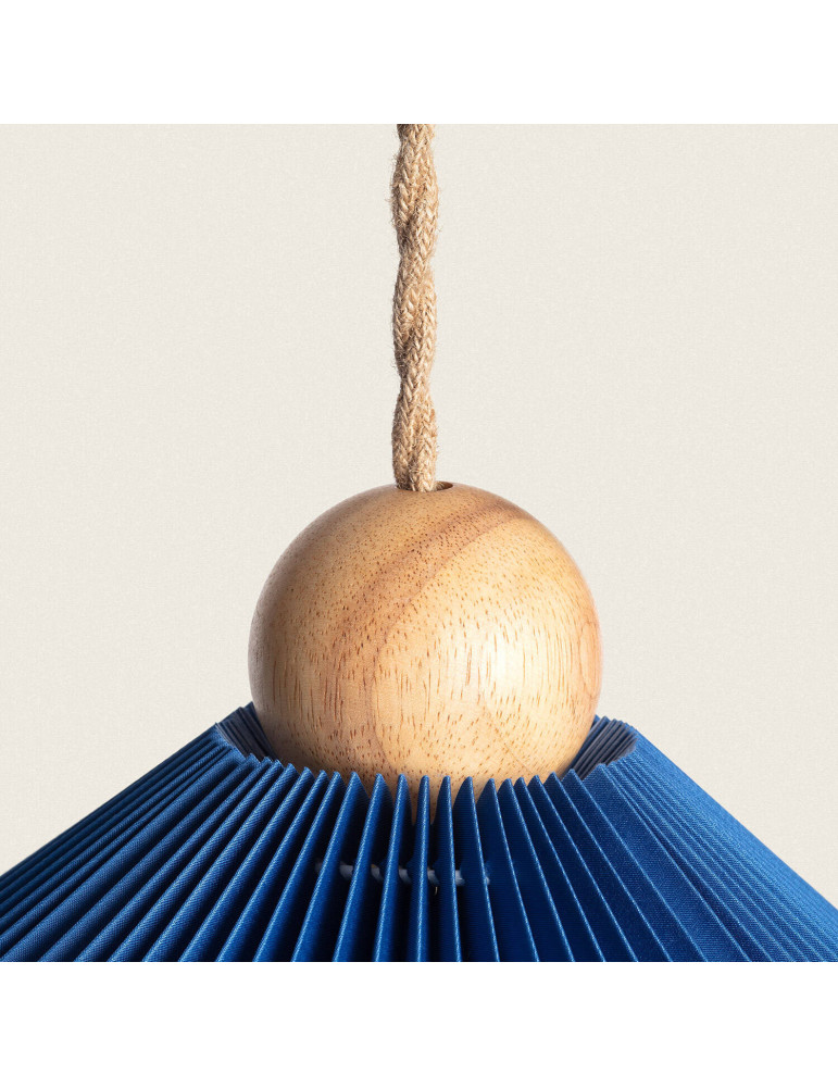 Suspension Bois et Tissu Luanda