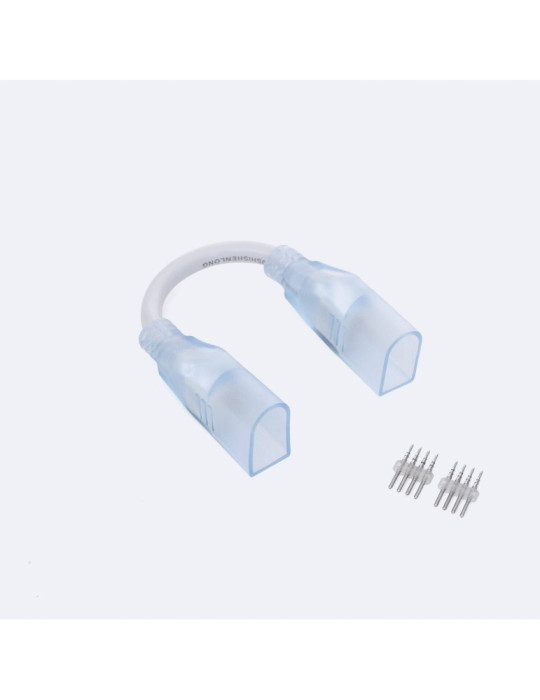 Connecteur double avec cable Ruban Néon LED Dimmable 220V SFLEX12 RGB