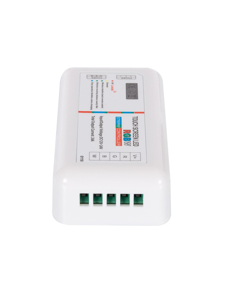 Contrôleur variateur tactil ruban LED RGBW 12/24V DC avec télécommande RF