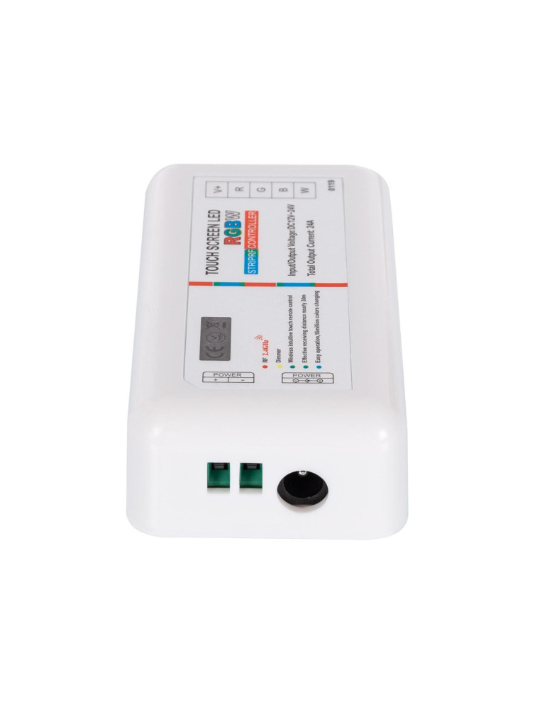 Contrôleur variateur tactil ruban LED RGBW 12/24V DC avec télécommande RF