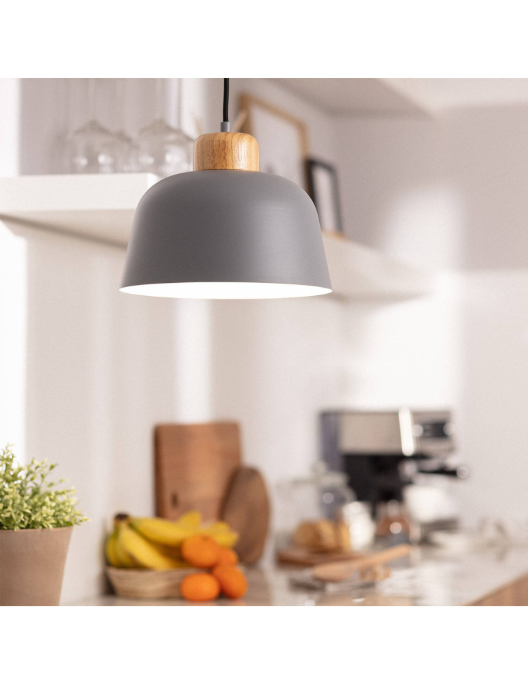 Suspension Métal et Bois Wawak