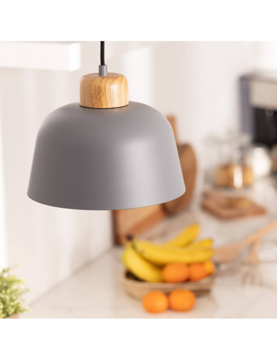 Suspension Métal et Bois Wawak