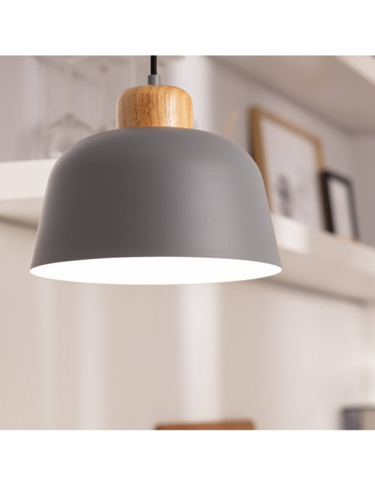 Suspension Métal et Bois Wawak