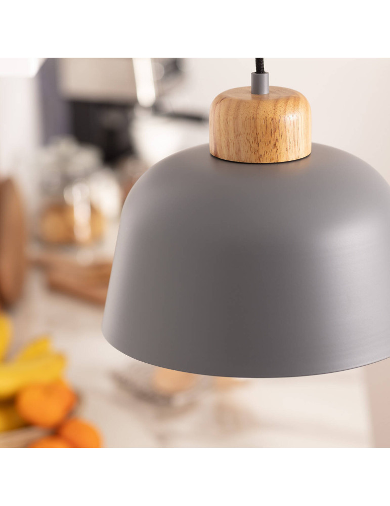 Suspension Métal et Bois Wawak