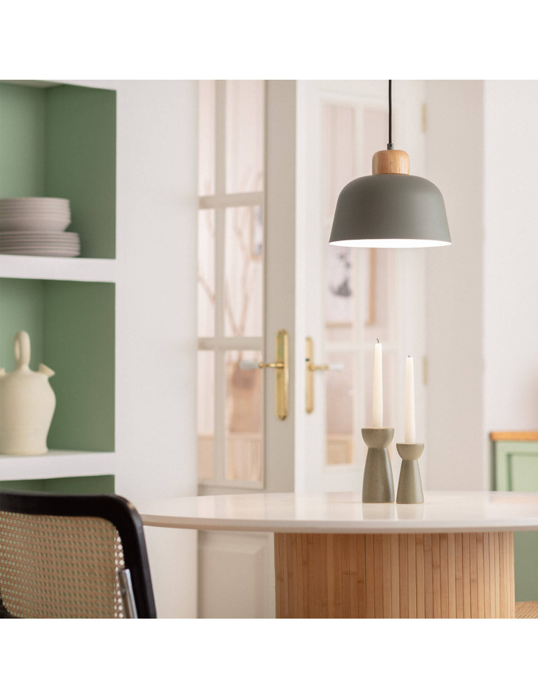 Suspension Métal et Bois Wawak