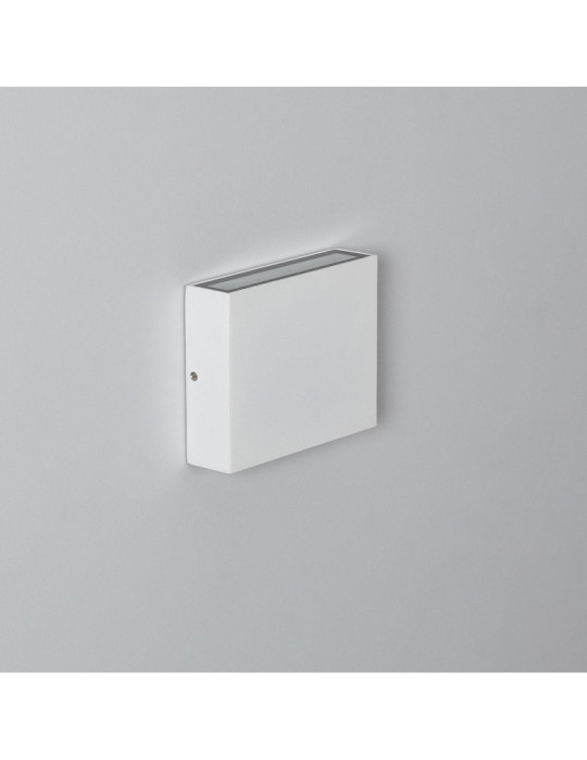 Applique Murale LED Extérieure Kaysa 6W Éclairage Double Face Carrée Blanche