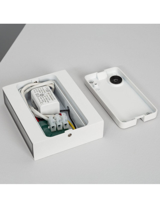 Applique Murale LED Extérieure Kaysa 6W Éclairage Double Face Carrée Blanche