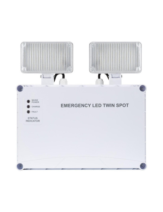 Éclairage de Sécurité LED 6W TwinSpot Carré