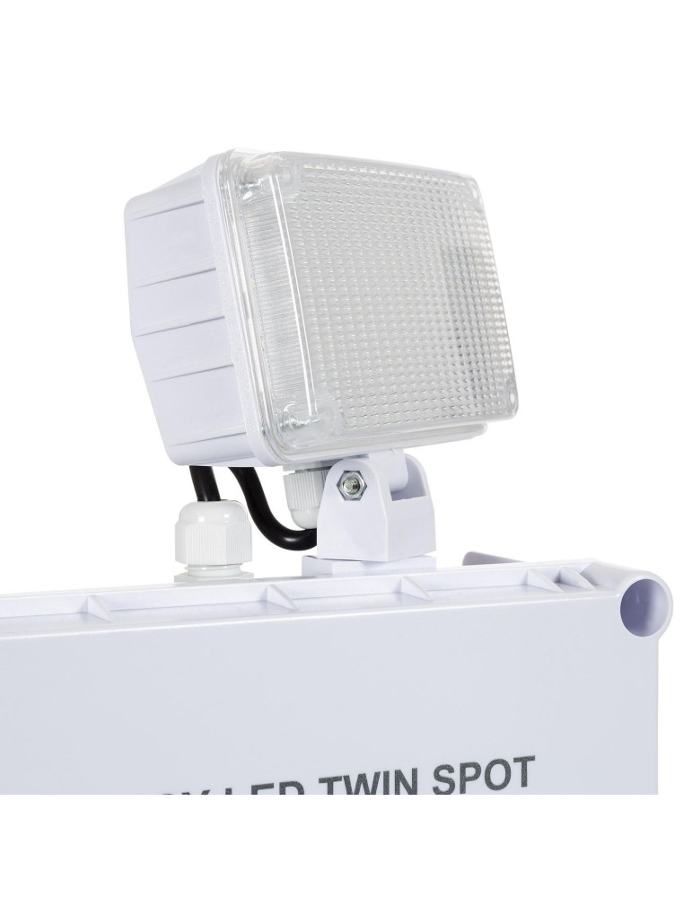 Éclairage de Sécurité LED 6W TwinSpot Carré