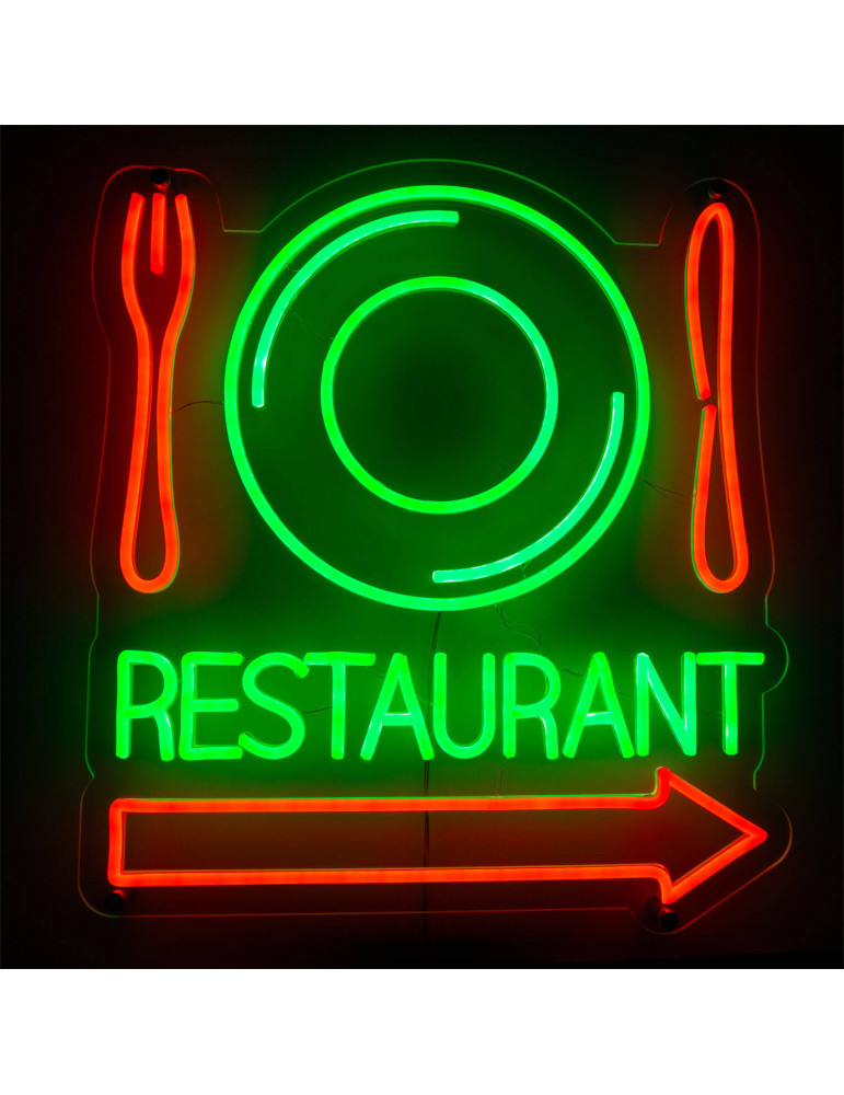 Enseigne Néon LED Restaurant