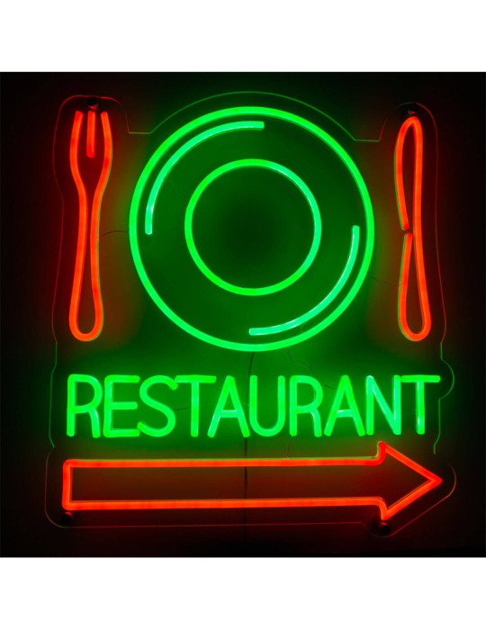 Enseigne Néon LED Restaurant