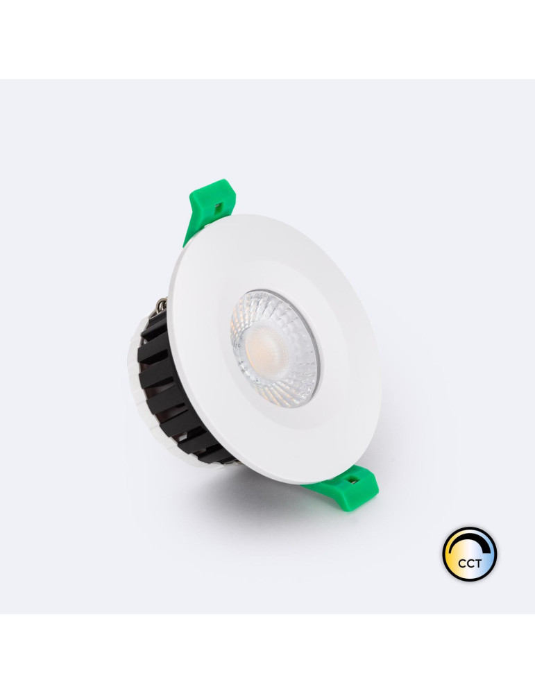 Spot Downlight Ignifuge LED 5-8W Rond Dimmable IP65 Coupe Ø 65 mm NF