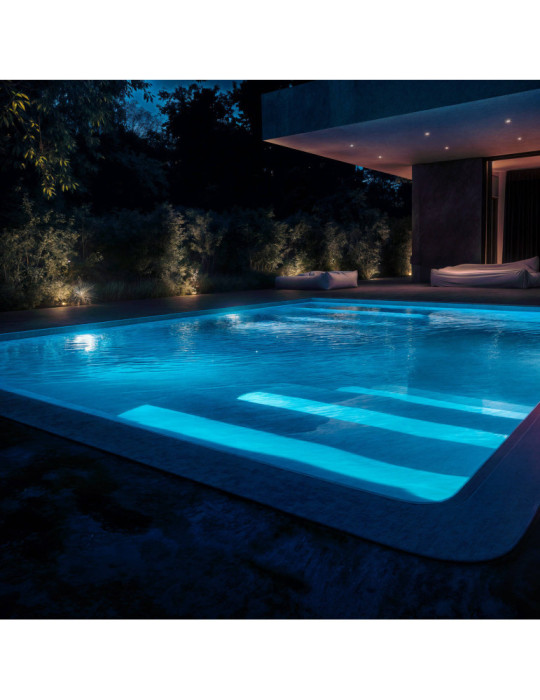 Spot LED Piscine en Saillie Submersible 12V DC IP68 35W