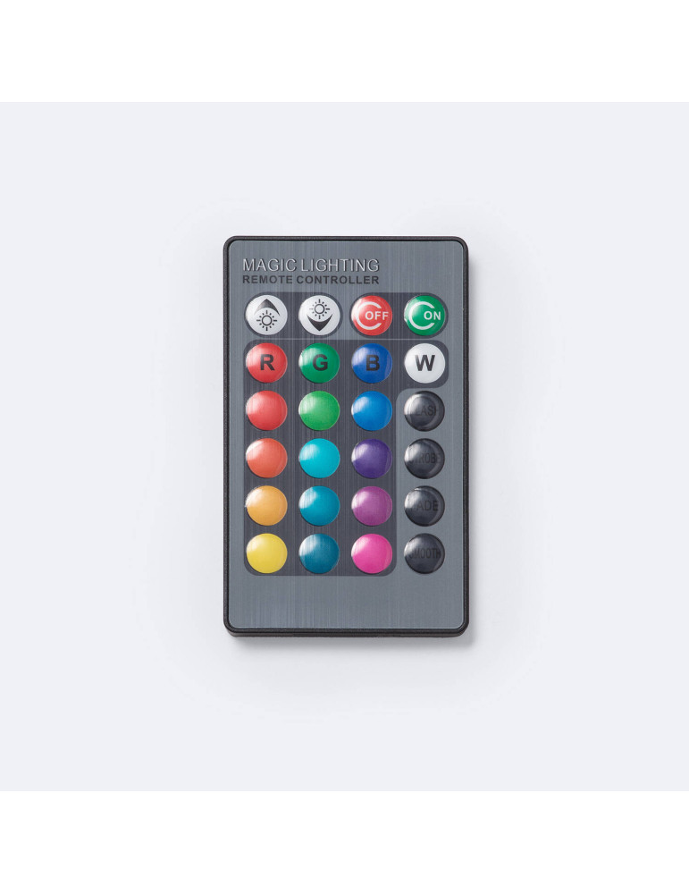 Projecteur LED 10W IP65 RGBW avec Télécommande IR