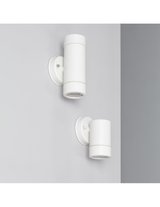 Applique Murale Extérieure Satin Éclairage Double Face