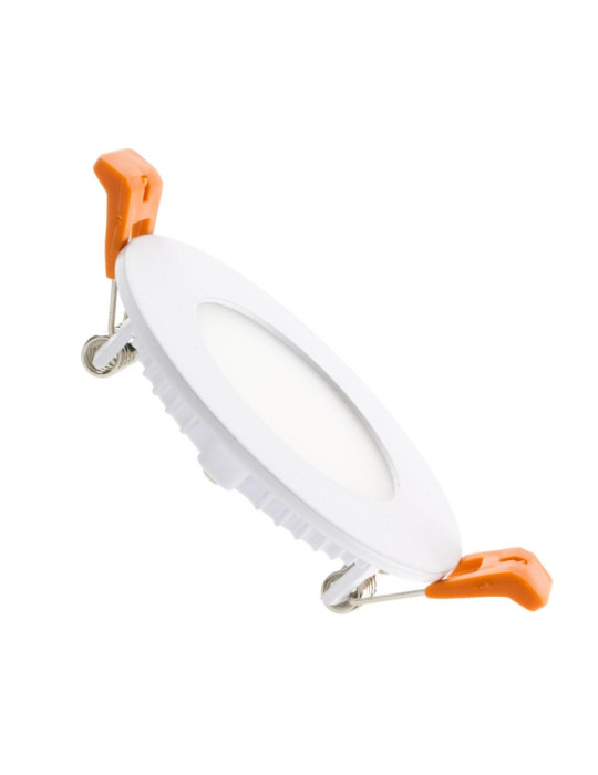 Dalle LED 3W Ronde Extra-Plate Coupe Ø 70 mm