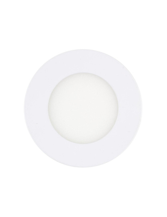 Dalle LED 3W Ronde Extra-Plate Coupe Ø 70 mm