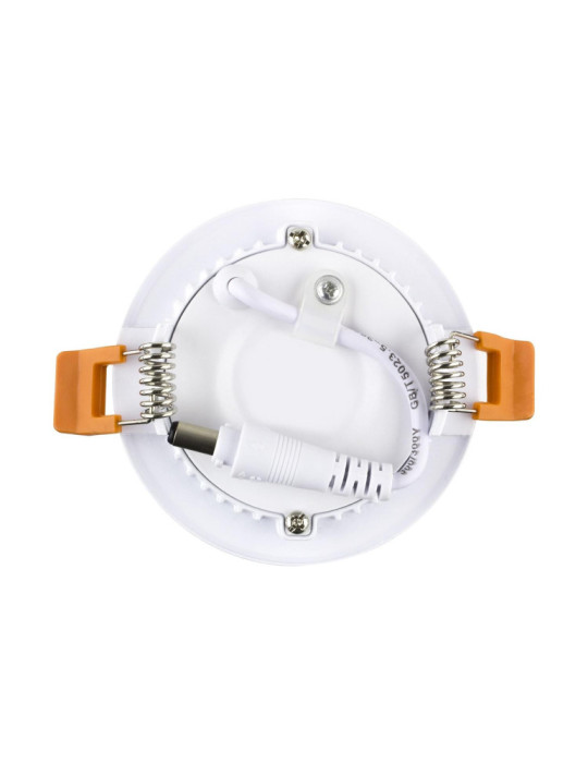 Dalle LED 3W Ronde Extra-Plate Coupe Ø 70 mm