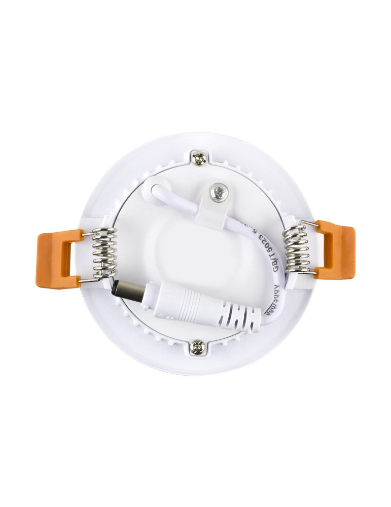 Dalle LED 3W Ronde Extra-Plate Coupe Ø 70 mm
