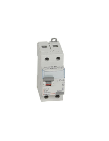 Interrupteur Différentiel DX³ Industriel 2P-30mA 10kA Class AC 63A LEGRAND 411506