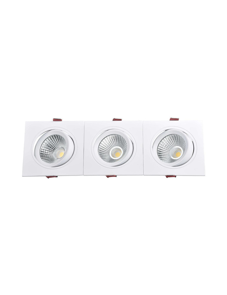 Spot Downlight LED 10W Rectangulaire Madison Coupe 255x75 mm