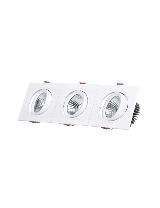 Spot Downlight LED 10W Rectangulaire Madison Coupe 255x75 mm