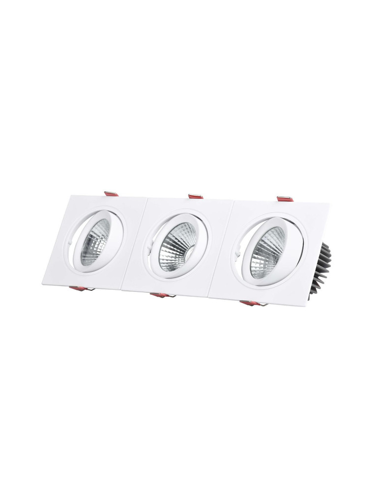 Spot Downlight LED 10W Rectangulaire Madison Coupe 255x75 mm