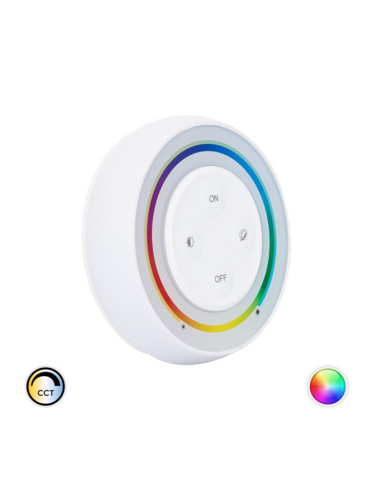 Télécommande Murale RF pour Variateur LED CCT+RGB Rainbow MiBoxer S2-W