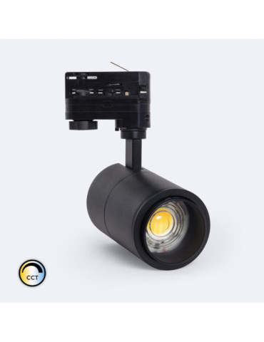 Spot LED sur Rail Triphasé 20W Dimmable CCT Pulyx Multi-Angle 15-60º