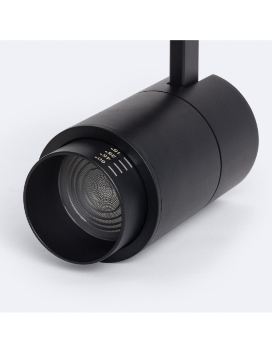 Spot LED sur Rail Triphasé 20W Dimmable CCT Pulyx Multi-Angle 15-60º