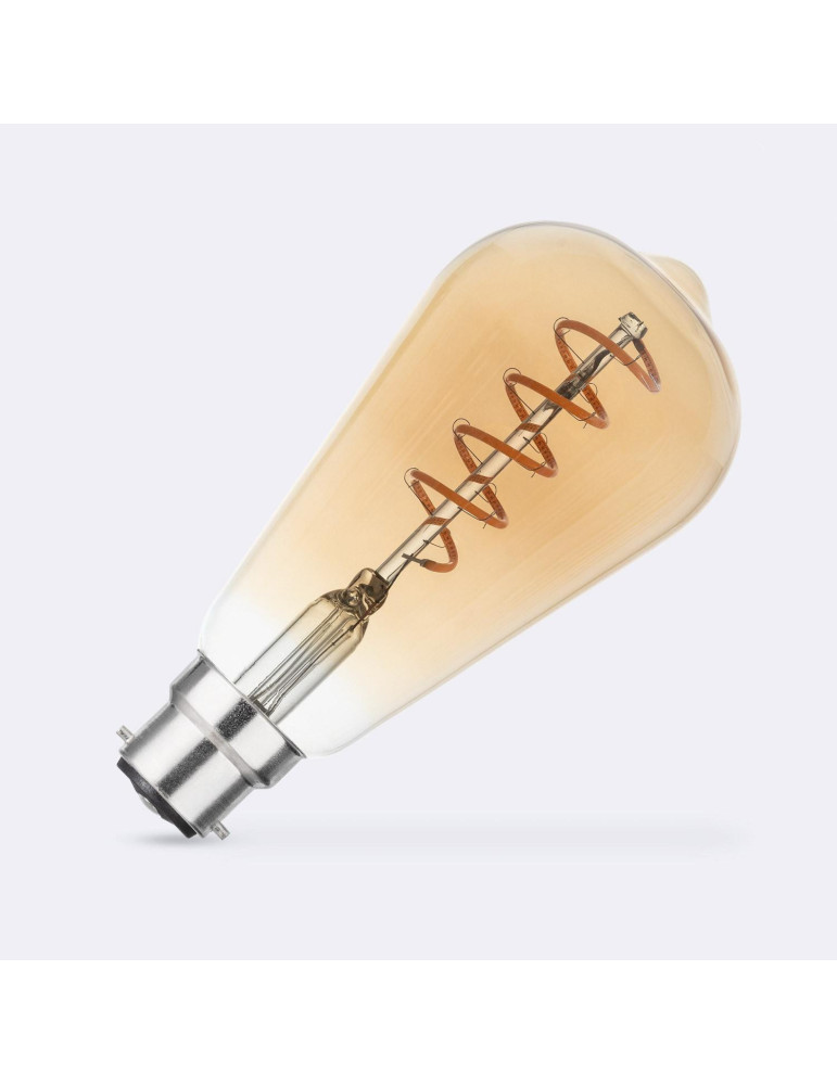 Ampoule à filament LED B22 4W 300 lm ST64 avec Détecteur Crépusculaire