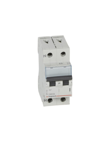 Disjoncteur Automatique TX³ Terciario 1P+N 6kA 10-40 A LEGRAND 403585