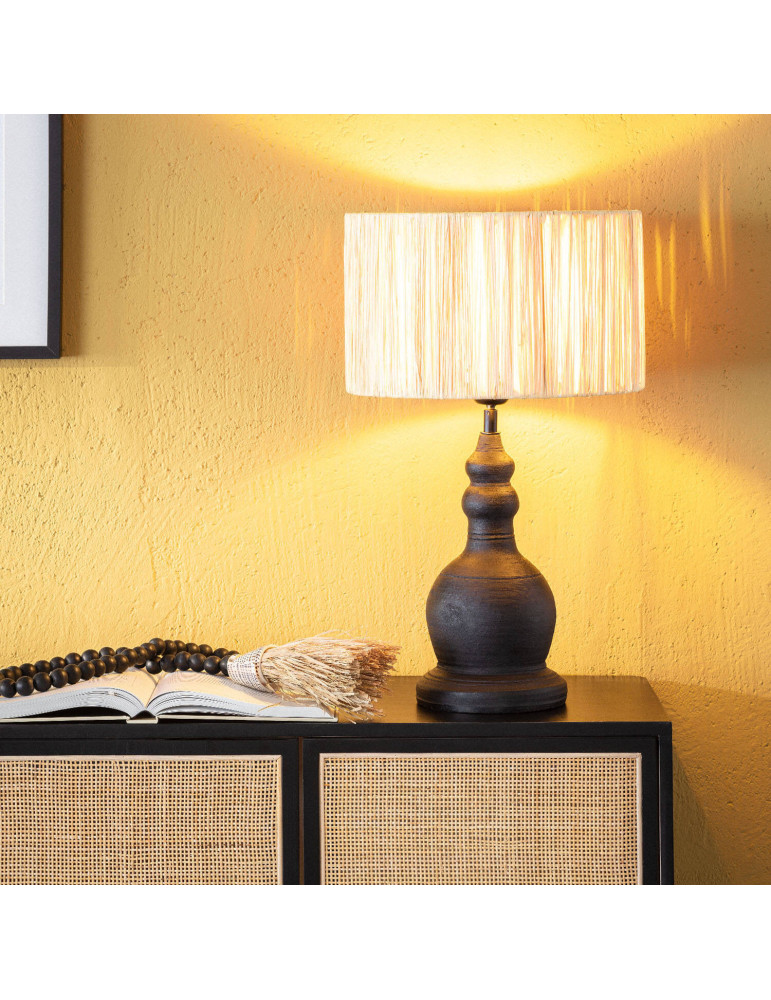 Lampe à Poser Terracota Ø330 mm Jara ILUZZIA