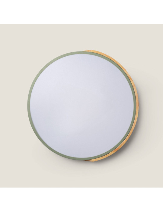 Plafonnier LED Rond Bois 24W CCT Sélectionnable Semi-Dari Ø418 mm