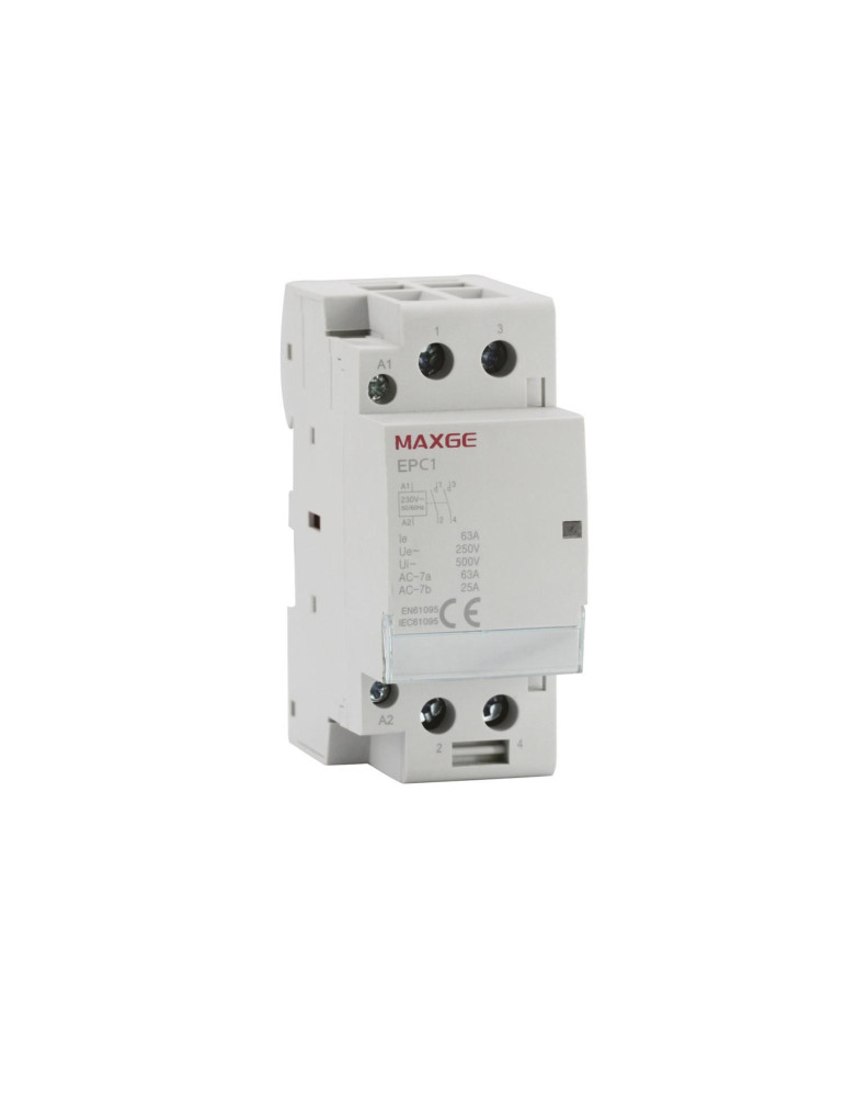 Contacteur MAXGE 2P-63A-230V AC