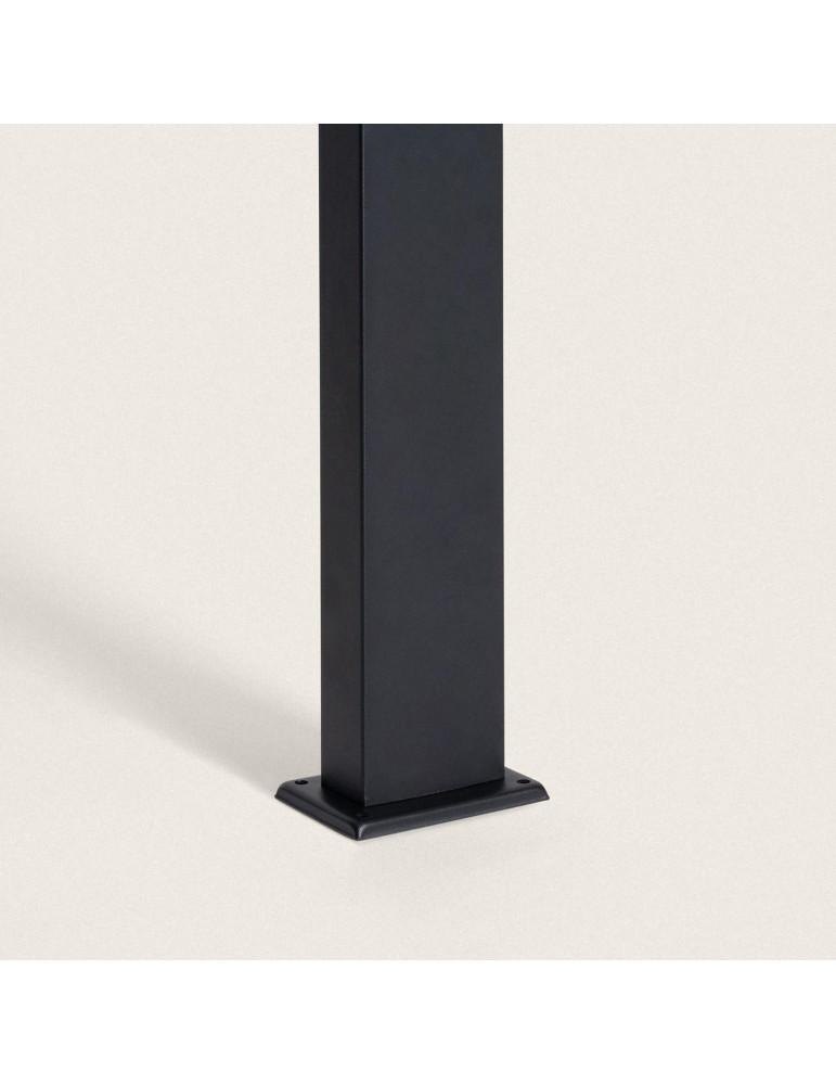 Balise sur Pied Extérieure Solaire LED 5W 50cm Aluminium avec Détecteur de Mouvement Bran