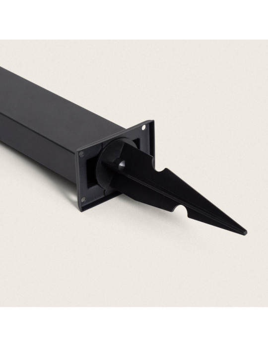 Balise sur Pied Extérieure Solaire LED 5W 50cm Aluminium avec Détecteur de Mouvement Bran