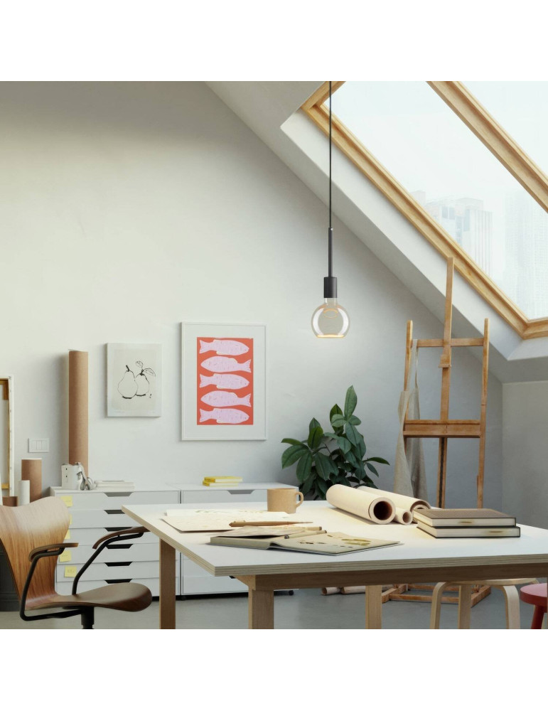 Ampoule LED Filament E27 6W 220 lm G125 Globe Smoky Creative-Cables SEG55056