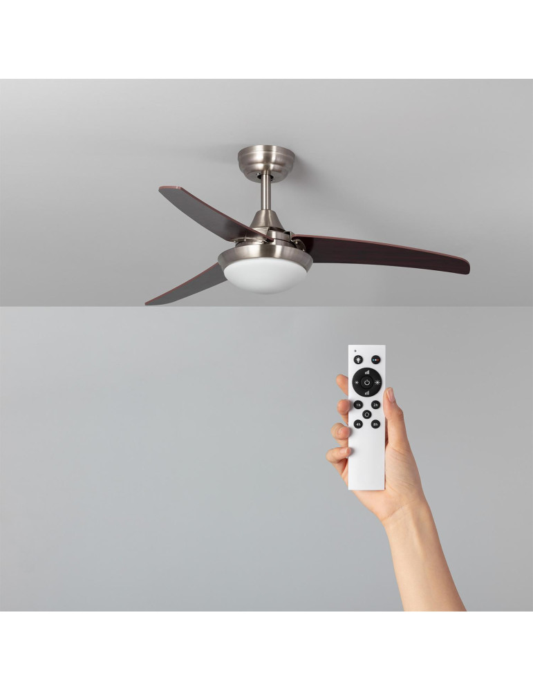 Ventilateur de Plafond Silencieux Neil Bois 107cm Moteur DC