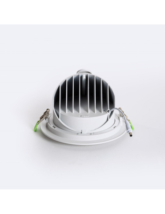 Downlight LED 60W Rond Orientable OSRAM 120 lm/W LIFUD Coupe Ø 200 mm