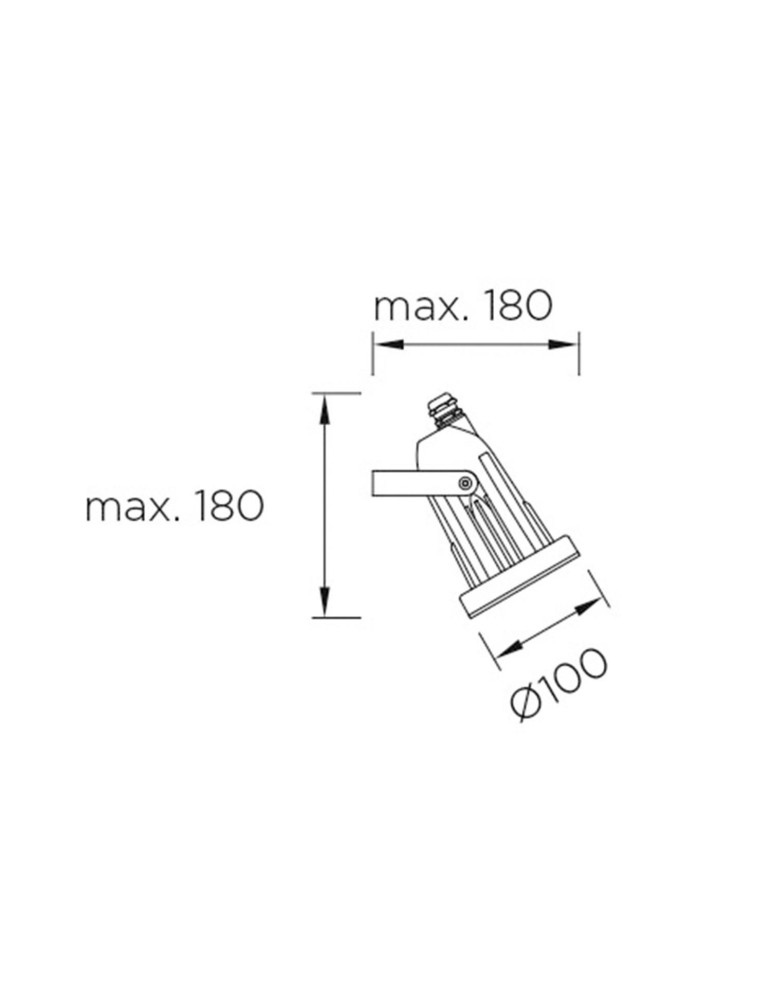 Spot Extérieur Helio Aluminium GU10 IP65 LEDS-C4 05-9640-05-37