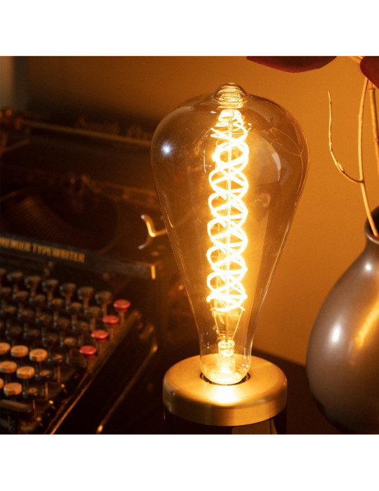 Ampoule LED Filament E27 8W 800 lm ST115 Smoky