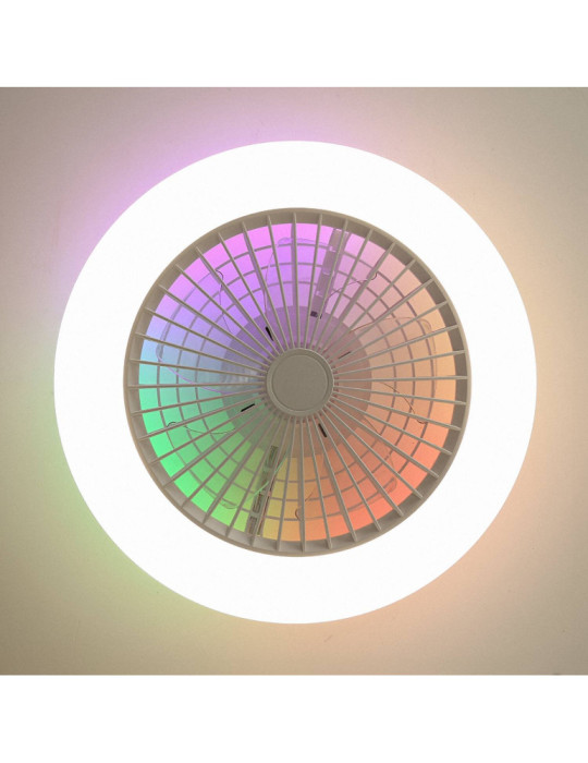 Ventilateur de Plafond LED SMART WIFI RGB+W Zante Ø 50cm de 35W