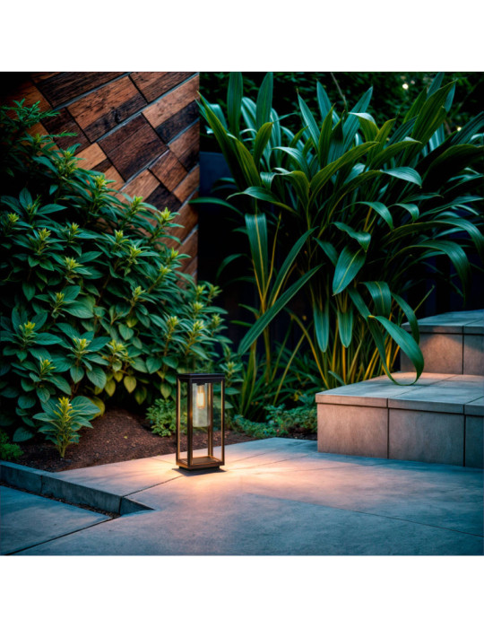 Balise Extérieure en Saillie sur Pied 35cm Aluminium Askari