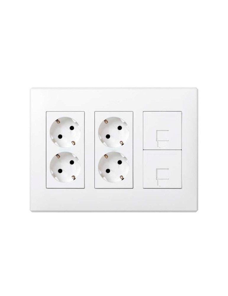 Boîtier en saillie pour 3 éléments Blanc SIMON 500 Cima 51050003-030