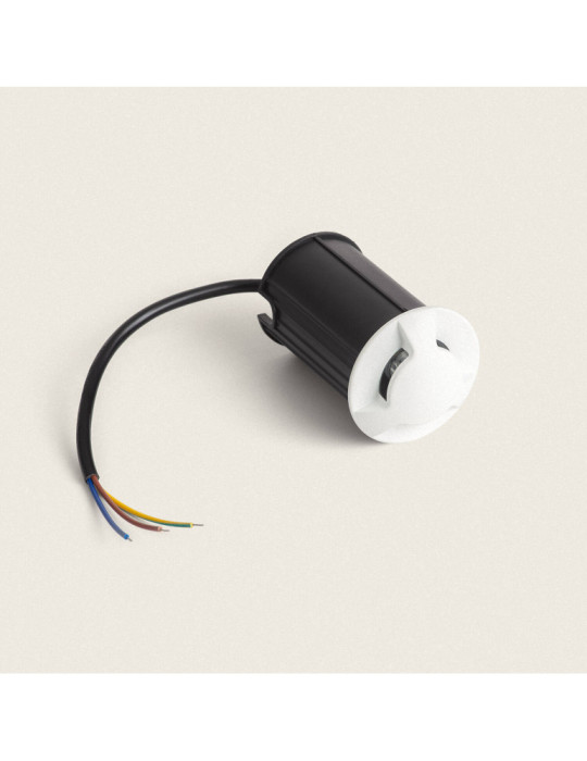 Balise Extérieure LED 3W Encastrable au Sol Letso 3L Blanche