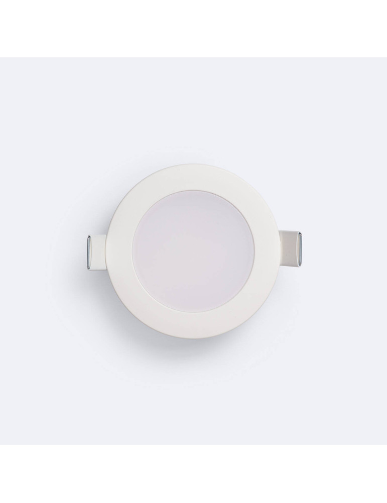 Spot Downlight LED 4W Rond Blanc Coupe Ø 85 mm