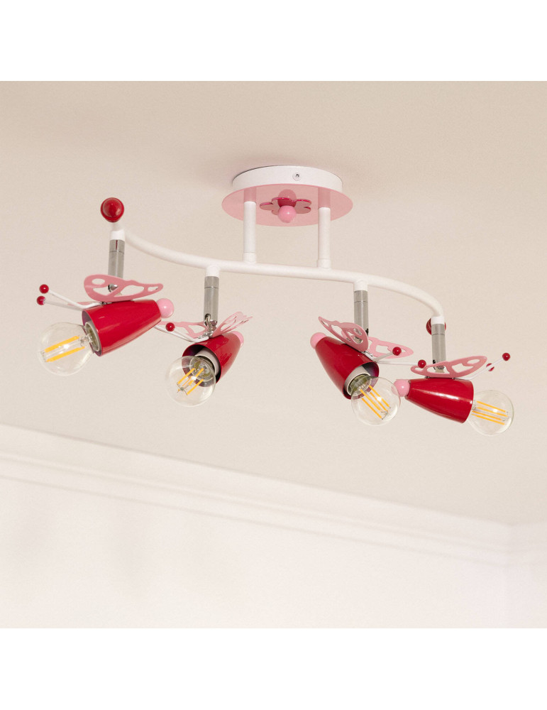 Plafonnier Kids Métal Papilio