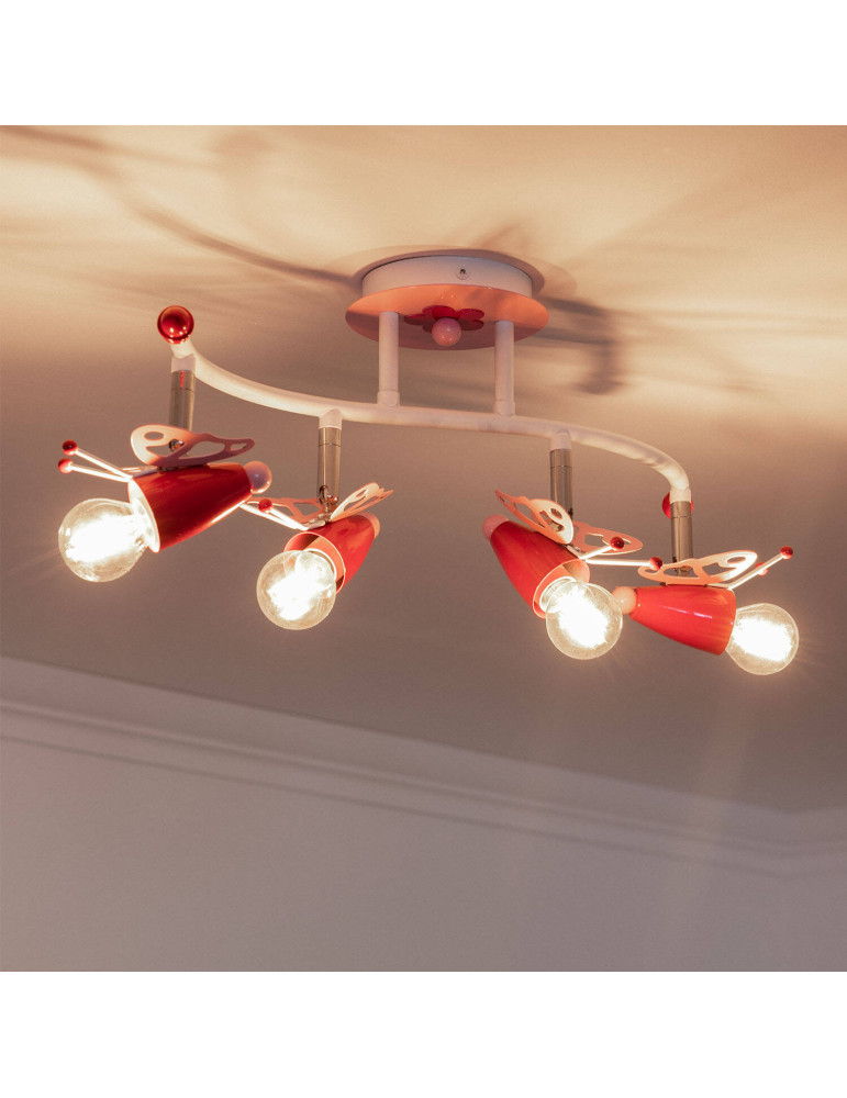 Plafonnier Kids Métal Papilio